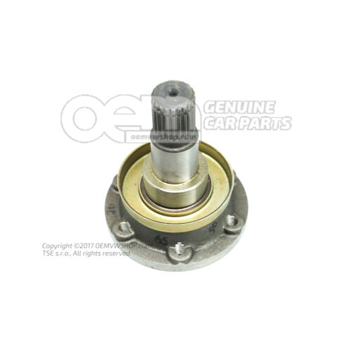 Prírubový hriadeľ