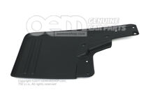 Bahenná klapka saténová čierna