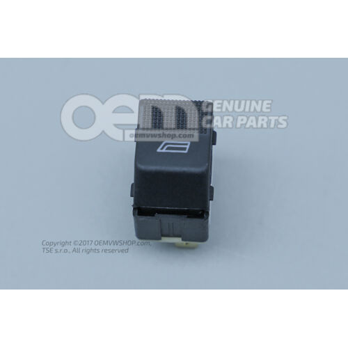 Spínač elektrického ovládača okien saténová čierna