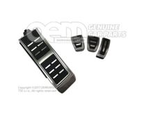 1 súprava krytov pedálov