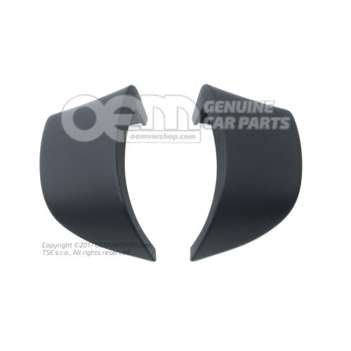 1 sada ozdôb pre strg koleso čierna