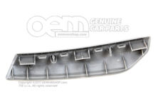 Ozdobná lišta na ťahadlo kovová šedá Audi TT / TTS Coupe / Roadster 8S (1)