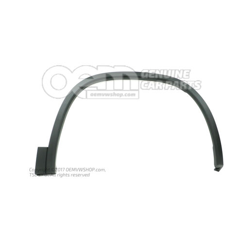 Ozdobná lišta podbehu saténová čierna