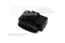 Puzdro s plochými kontaktmi s blokovaním kontaktu