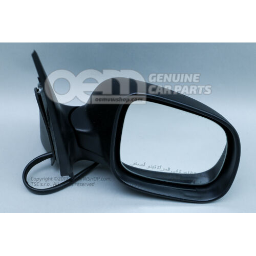 Vonkajšie zrkadlo (konvexné) (nastaviteľné zvnútra) saténovo čierna