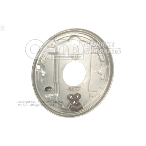 Plech držiaka brzdy