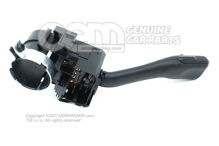 Spínač smerových svetiel, diaľkových a stretávacích svetiel, blikačov svetlometov a obrysového svetla saténovo čiernej farby (1)