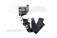 Trojbodové automatické sedadlo čierne Volkswagen Caddy 2K