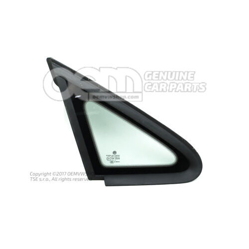 Bočné okno čierne