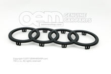 Emblém AUDI antracit 4M0853605B 716