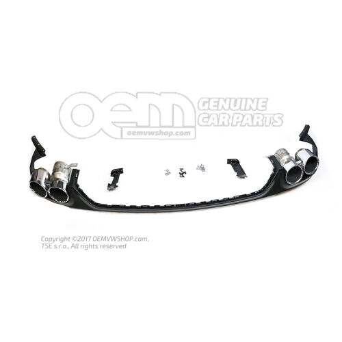 Originálna sada na dovybavenie falošnými výfukmi Audi Q8