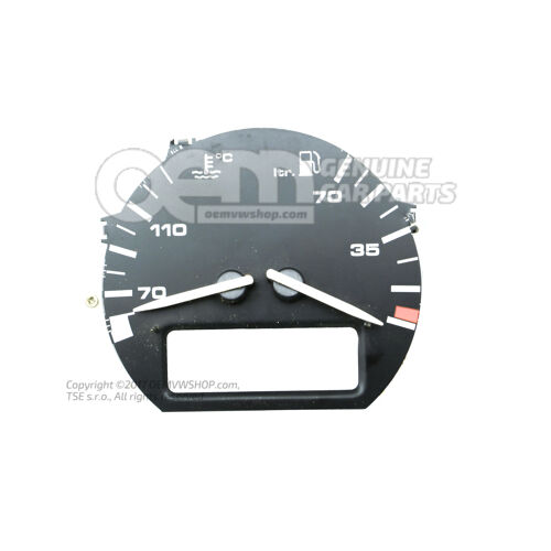 Ukazovateľ zásoby paliva a teploty chladiacej kvapaliny