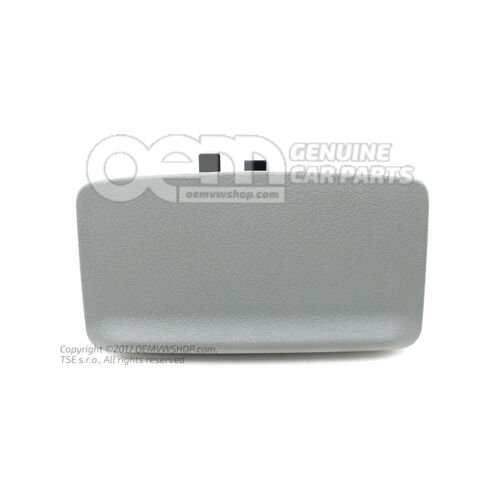 Popolník s krytom svetlošedý