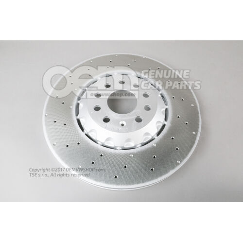 Originálny brzdový kotúč odvetraný-vŕtaný Volkswagen Golf 8 GTI / Golf 8 R / Arteon priemer 360x34mm predný 5WA615301A