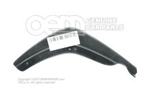 Bahenná klapka saténová čierna