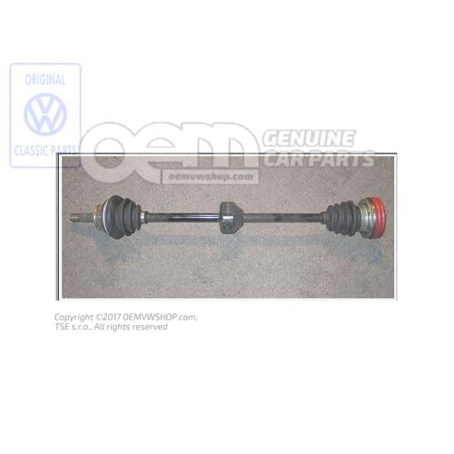 Kĺbový hriadeľ s homokinetick. kĺbom a tlm. kmit. so závažím