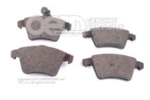 1 súprava brzd. obložení s indikáciou opotreb. pre kotúč. brzdy                   &#39;ECO&#39;