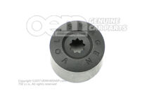 Skrutka s krytom - koleso saténová čierna (5)