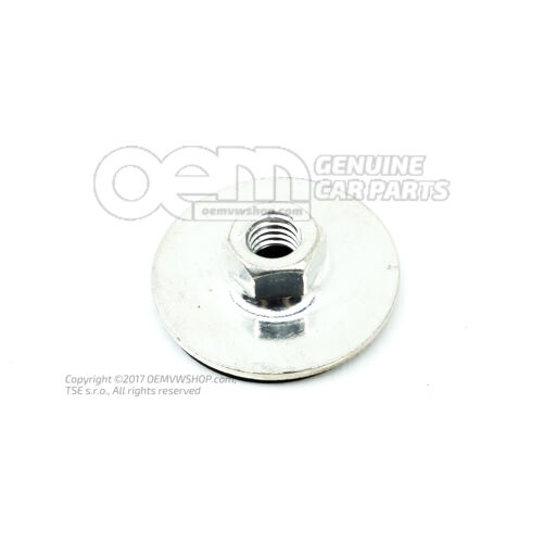 Hex. matica s gumovou podložkou M6