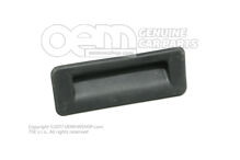 Kľučka dverí zvonku, čierna, s