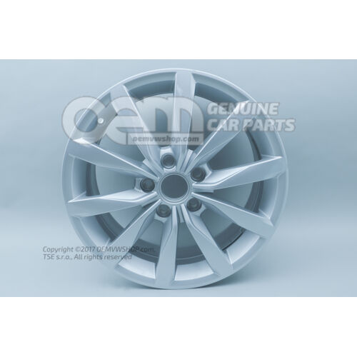 Hliníkový ráfik diamantové striebro