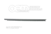 Chrómované tesnenie clony okna