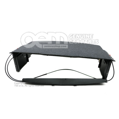 Kabriolet, horná úložná plocha, výškovo nastaviteľná grafitovo šedá