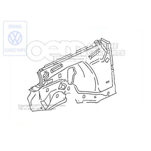 Podbeh kolesa s pozdĺž. nosn.