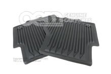 1 sada rohoží na nohy do každého počasia čierna