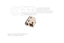 Bezpečnostný spínač centrálneho zamykania saténovo čierny (1)