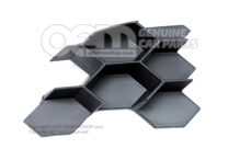 Ozdobný kryt pre hmlové svetlo saténový čierny