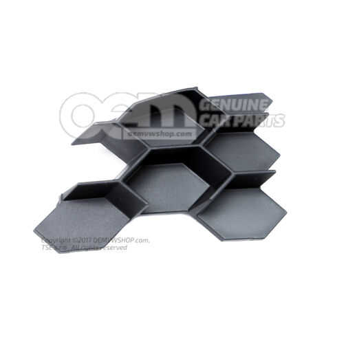 Ozdobný kryt pre hmlové svetlo saténový čierny