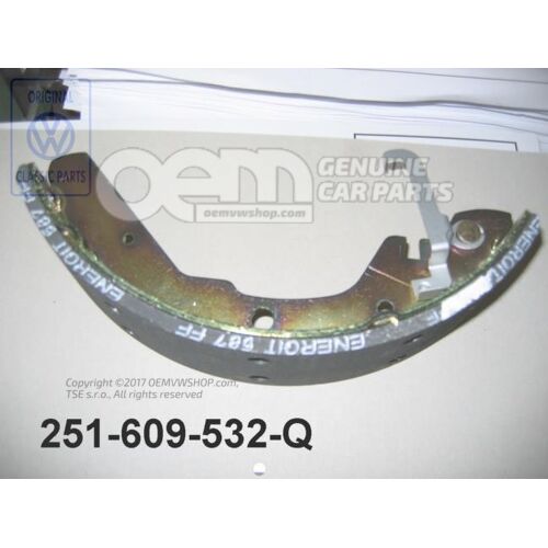 Brzdové čeľuste s obložením a nastavovacou pákou