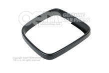 Rám zrkadla saténový čierny