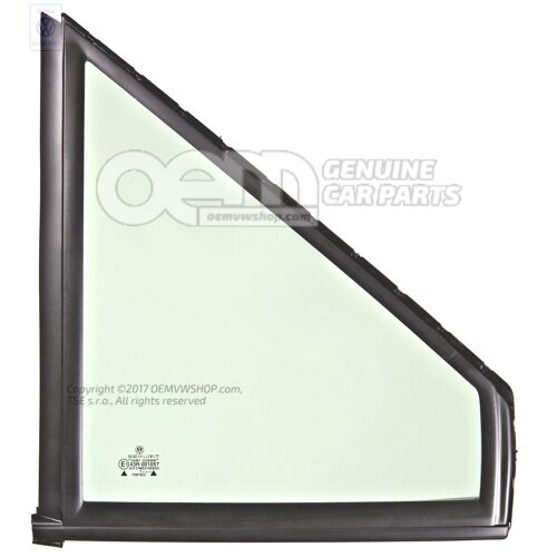 Sklo dverí pevné s tesnením