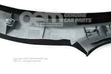 Obloženie A-stĺpika duša (čierne) Audi TT / TTS Coupe / Roadster 8N (2)