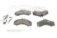 1 súpr. brzd. obložení pre kotúčovú brzdu 1 súpr. brzd. obložení pre kotúčovú brzdu