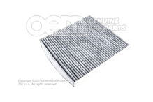 Filtračná vložka s filtrovaním pachov a škodlivín „ECO“ JZW819653G