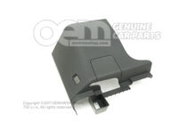 Ozdoba stĺpika B paládium sivá