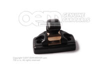 Úchyt pre slnečnú clonu saténový čierny