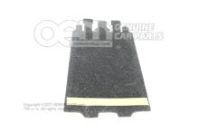 Vložka pre gumovú výplň do úložného priestoru saténová čierna (1)