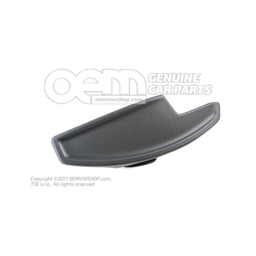 Tlačidlo pre Tiptronic tmavá eloxovaná matná 5H09515277T9