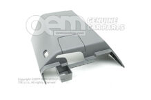 Ozdoba stĺpika B paládium sivá