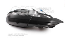 Kryt vonkajšieho zrkadla saténový čierny Volkswagen Teramont 3C (2)