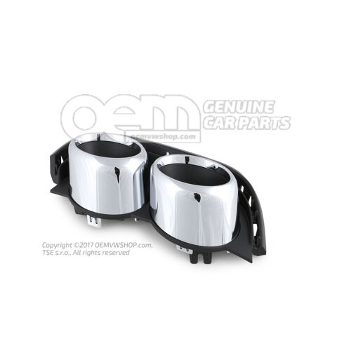 Clona saténovo čierna/chróm 4K0807812B2ZZ