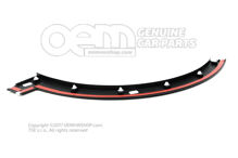 Ochranná lišta na krídla saténová čierna Seat Arona 6F (1)