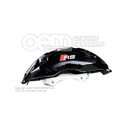 4K0615108N Audi RS7 Sportback a RS6/RS6 plus/Avant Quattro čierny brzdový strmeň bez brzdových doštičiek veľkosť 420x40 mm pravý