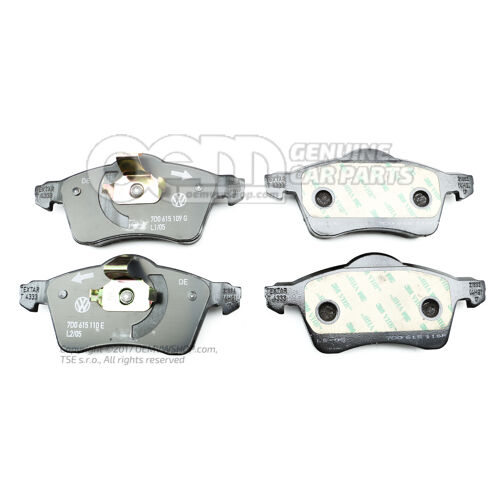 1 súpr. brzd. obložení pre kotúčovú brzdu