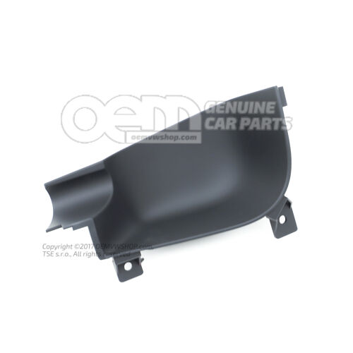 Kryt pre dušu stredovej konzoly (čierny)