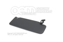 Slnečná clona so zrkadlom a krytom čierna (5)